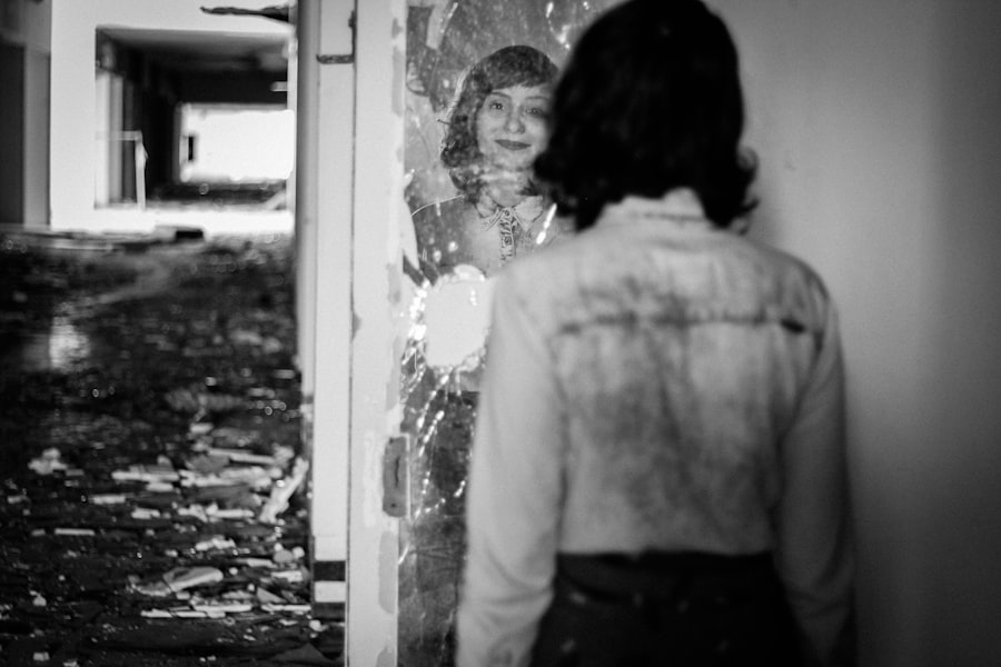 Broken mirror